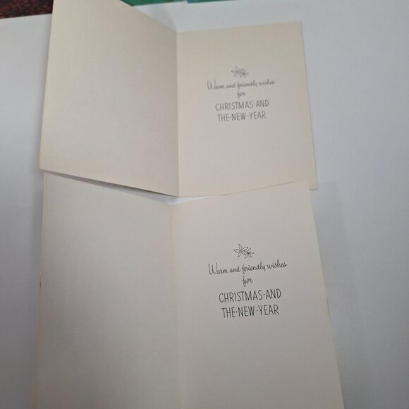 5 MCM Unused Christmas Card Coronation Collection Lot Vintage 3 Designs - Picture 9 of 15
